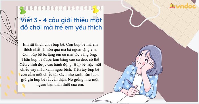 10 Bài Văn Mẫu Tả Đồ Vật Em Yêu Thích Lớp 2