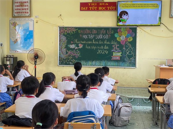 Hưởng ứng tuần lễ học tập suốt đời năm 2024