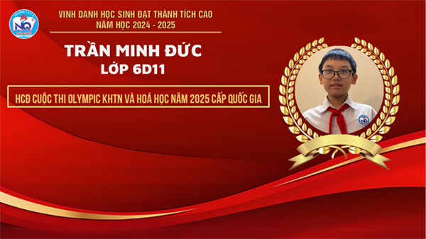 VINH DANH HỌC SINH ĐẠT THÀNH TÍCH CAO NĂM HỌC 2024 - 2025