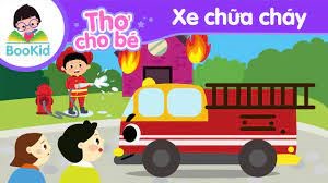 Hoạt động dạy trẻ đọc thơ cùng cô của lớp NT3 bài thơ “xe chữa cháy”