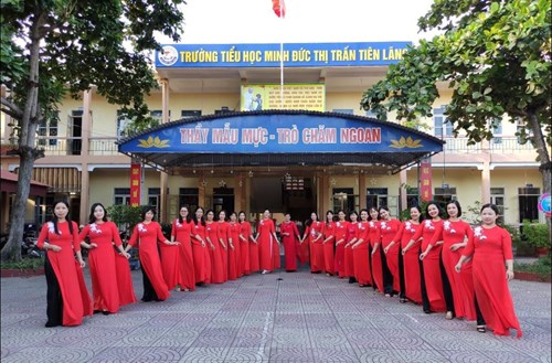 Thông báo tuyển sinh Trường Tiểu học Minh Đức - Tiên Lãng năm học 2022 - 2023