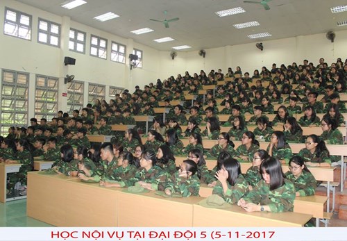 Tuần học quân sự 5/11-11/11/2017