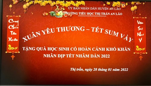 Xuân yêu thương - tết sum vầy của trường tiểu học thị trấn an lão